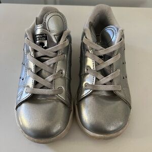Silver Mickey Stan smith adidas size 8.5k